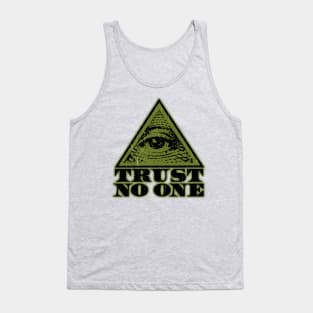 Trust No One (vintage distressed look) Tank Top